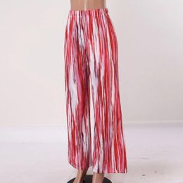 Women's Pants Bohemian Trousers Wide Leg Style High Waist Floral Print Track For Womens Ropa De Mujer