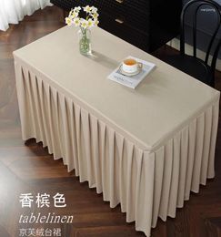 Table Cloth Customized Rectangular Tablecloth High-end Velvet Cover Exhibition