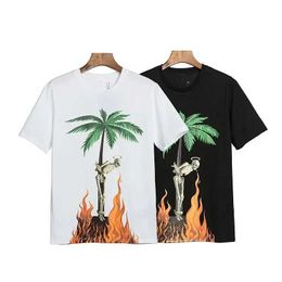 Men's T-Shirts Angels Letters Classic Over T-shirt for Men Women Short Sleeve Tee Tosps Oversized Tree Printing Tees Shirts J240322