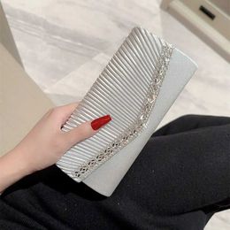 Evening Bags Chain Evening Bags Elegant Glitter Banquet Handbags Purse Women LadiesL2403