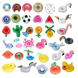 スイミングプールフロート夏のビーチで飲むPVC Iatable Drinking Cup Holder Coasters Baby Bath ToysC