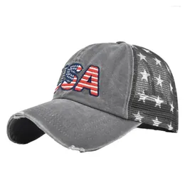Ball Caps Fashion Baseball Hat Thin Unisex Decorative July 4th Independence Day Sun Protection