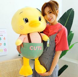 90cm Cute Duck Plush Toys Kids Toys Soft Stuffed Animals Kawaii Dolls Boys Girls Gifts Sleeping Pillow Cushion New Year Presents5711313