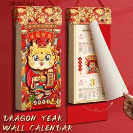 Calendar Chinese New Year Decoration Wall Hanging Calendar Chinese New Year Decoration Wall Hanging Calendar Spring Festival Party Living Room Home Decoration Gif