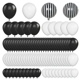 Party Decoration Latex Black And White Balloon Arch Decorations Birthday Graduation Boy