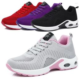 Casual Shoes 2024 Cushioning Red Women Sneakers Mujer Professional Sport Woman Breathable Female Walking Trainers Purple
