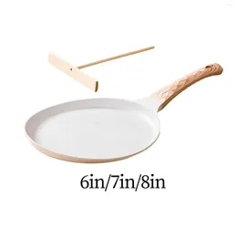 Pans Nonstick Crepe Pan Multiuse Portable Easy To Clean Flat Handle Skillet For Pancakes Egg Omelette Stovetop BBQ Cooktop