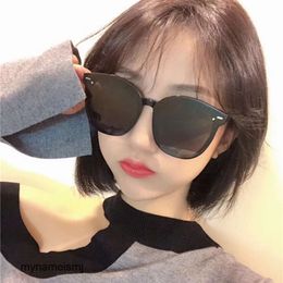 2019 new round big frame trend Sunglasses net red 15999 Sunglasses Korean Chaomi nail Sunglasses