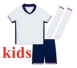 2024 England Soccer Jerseys SAKA RASHFORD KANE FODEN STERLING 22 23 24 GREALISH WALKER Men Kids Kit Set Football Shirt 161