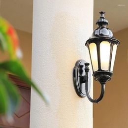 Wall Lamps European Style Retro Lamp Outdoor Waterproof Villa Garden Corridor Light Balcony Aisle Door Exterior Entrance Lighting