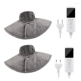 Carpets Neck Heating Pad Rechargeable 9 Settings Warmer Heater With LCD Display 4 Timer Auto Off Warming Shawl