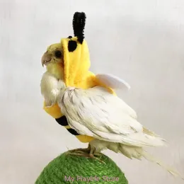 Other Bird Supplies Parrot Suit Fashion Honeybee Costume Cockatoos Clothes Flight Pography Props Outfit For Budgies Macaws