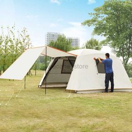 Tents and Shelters Double Layers Pergola Outdoor Sun-shading Tent 4Corners Garden Arbor Multiplayer Leisure Party Include 1Pair Of Support Poles 240322