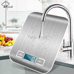 Household Scales For 10Kg Kitchen Scales Stainless Steel Weighing For Food Diet Postal Balance Measuring LCD Precision Electronic Scales 240322