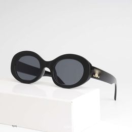 2 Pcs Fashion Luxury Designer New Overseas Sunglasses Triumphal Arch Elliptical Frame Classic Glasses 9403.luxurious