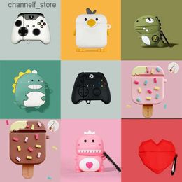 Earphone Accessories 3D Game Controllers Case for AirPods Earphone Cover Case Duck Dragon Unicorn Headphone Cover Case for Airpods Case AccessoriesY240322