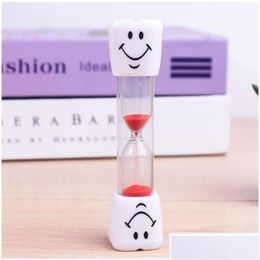 Novelty Items 3 Minutes Sand Timer Clock Smiling Face Hourglass Decorative Household Kids Toothbrush Gifts Christmas Ornaments Drop De Dhirj