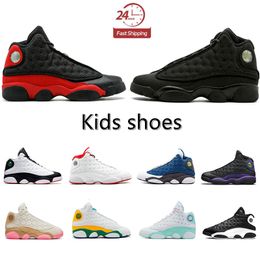 Big Kids Shoes 13 Toddlers 13s Boys Basketball Sneakers Bred Black Cat Gril Baby Kid Barn Sko Youth Spädbarn XIII Sport Baby Outdoors Designer Athletic Trainers