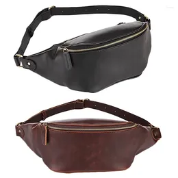 Cosmetic Bags DOME Belt Bag For Women Waist Men's Pack Handy Waterproof Fanny Ladies Leather Chest Mens