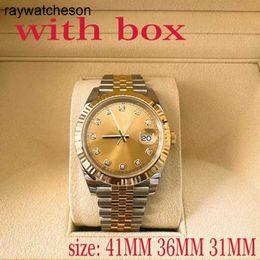 Rolaxs Watch Swiss Watches Automatic Wristwatch High Quality Designer Brand Fashion 2813 Datejust Breit for Man Thirtysix Rol Automaticowatch Gold 31mm 36mm