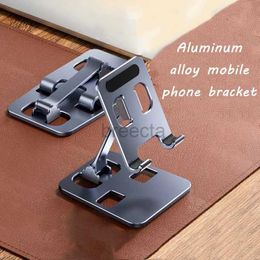 Cell Phone Mounts Holders Aluminum Alloy Desktop Mobile Phone Stand Foldable iPad Tablet Support Cell Phone Desk Bracket Lazy Holder For Smartphone Mount24322