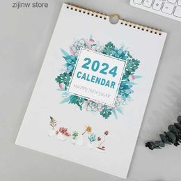 Calendar 2024 Simple monthly calendar scheduler wall mounted calendar paper calendar weekly planning annual agenda Y240324