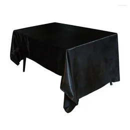 Table Cloth Rectangle Thickened Solid Colour El Tablecloth Restaurant Satin Decro Cover