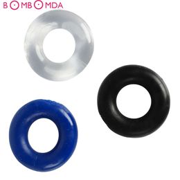 3pcs Stretchy Vibrators Stay Hard Beaded Cockring Penis Enhancer Ring Delay Ejaculation Penis Trainer For Men Sex Toys Male Adult Products 2024