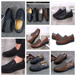 Casual Shoe GAI sneaker sports Cloth Shoe Men Formal Classic Top Shoes Soft Sole Slipper Flats Leather Men Shoes Blacks comfort soft size 38-50