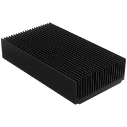 Spoons Aluminum Large Heatsink 4.72 X 2.72 1.06 Inch /120 69 27 Mm Heat Sink Cooling Black Oxide Radiator 22 Fin