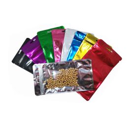 wholesale Clear Mylar Foil Zip Bag with Hang Hole Self Grip Seal Tear Notch Resealable Food Snack Phone Case Packaging Pouches ZZ