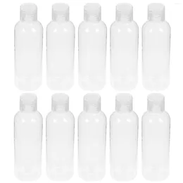 Storage Bottles 10 Pcs Squeeze Bottle Plastic Travel For Toiletries Size Small Containers Conditioner Empty Toiletry