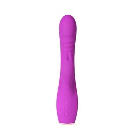 Bead Rotation Vibrators Strong Vibrating Rabbit Vibrator G-spot Stimulate Masturbator Thrusting Usb Dildo Vibrator Sex Toys For Women 2024
