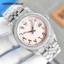 Roles Watch Diamond Watches Full Mens Automatic Mechanical Waterproof 41mm Diamondstudded Steel Bracelet Sapphire Women Business Wristwatch Montre De Luxe