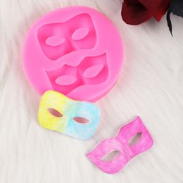 Mask Silicone Fondant Moulds For Cake Decorating Cupcake Topper Chocolate Candy Gum Paste Polymer Clay 1222066