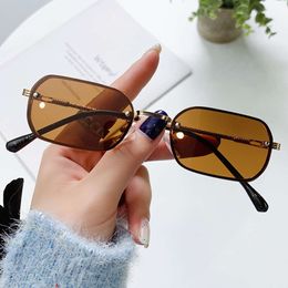 UV Resistant Metal Small Frame Men, Popular on the Internet, Street Photos, Sunglasses for Women, Fashionable and Fashion Trends