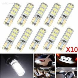 Other Car Lights 10x xenon white T10 W5W 12-SMD 2835 LED Canbus error free silicon bulb kitL204