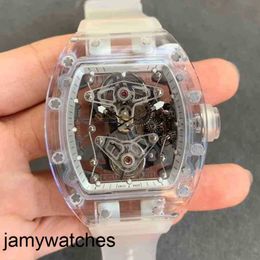 Watch RicharsMill Mechanical Rms056 Tourbillon Snow Glazed Hollowed Out Fashion Transparent Tape for Men
