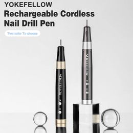 Cordless Nail Drill Pen USBC Rechargeable Electric Files for Acrylic Gel Nails Polish Professional Portable kit 240314