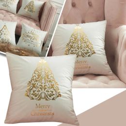Pillow Christmas Bronzing Cover Home Fabric Original Fashion Decorative Pillows Living Room
