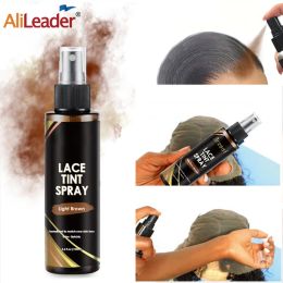 Adhesives Lace Tint Spray For Wigs Lace Tint Spray Mousse Dark Brown Middle Brown Light Brown Quick Dry Lace Tint Spray For Wigs Toupees