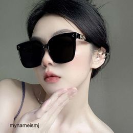 2 pcs Fashion luxury designer Rice nail double ring sunglasses advanced sunglasses womens same 2022 new model small face anti ultraviolet