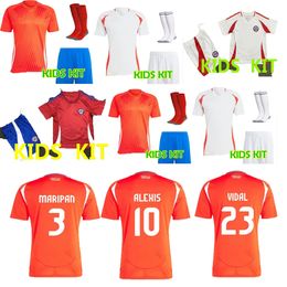 2024 2025 de Chile kids soccer jerseys Assadi 24 25 Guerrero DIAZ FERNANDEZ VIDAL ALEXIS MEDEL VALDES MENDEZ SUAZO BRERETON ARAVENA football shirt