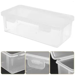 Kitchen Storage 2 Pcs Bread Box Keeper Holder Plastic Container With Lid Rack Loaf Pp Candy Containers
