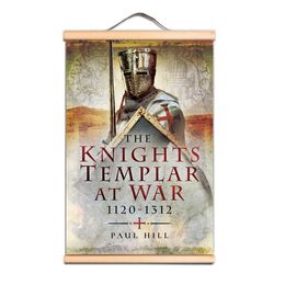 Knights Templar Wall Art Posters Vintage Christian Crusaders Canvas Scroll Painting Wall Decoration for Room Bar Cafe Man Cave CD20
