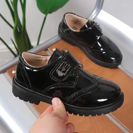 Dress Shoes 2024 Spring Autumn For Children Black Casual Comfortable Sneakers Leather Mary Jane Thick Heel Women's Fashion