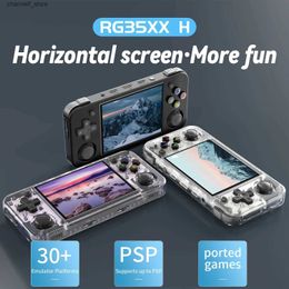 Game Controllers Joysticks ANBERNIC RG35XX H Retro Handheld Game Console 3.5Inch IPS Screen Linux System Video Game Player 64G 5500+ Game Plug Play GiftY240322