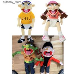 Stuffed Plush Animals 38cm Large Jfy Hand Puppet Plush Doll Stuffed Toy Figure Kids Educational Gift Funny Party Props Christmas Doll Toys Puppet L240322