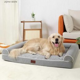 kennels pens Orthopaedic large dog bed sofa bed and furniture pet accessories house kennel indoor all things home Y240322