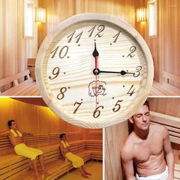 Wall Clocks Wood Clock Household Accessories Timing Device Space Saving Steam Room Timer Accurate Sauna Supplies Accessory